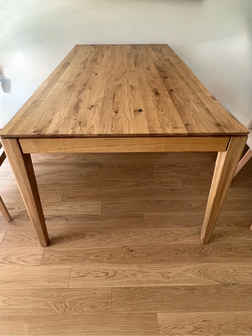 Esstisch Wildeiche massiv ausziehbar