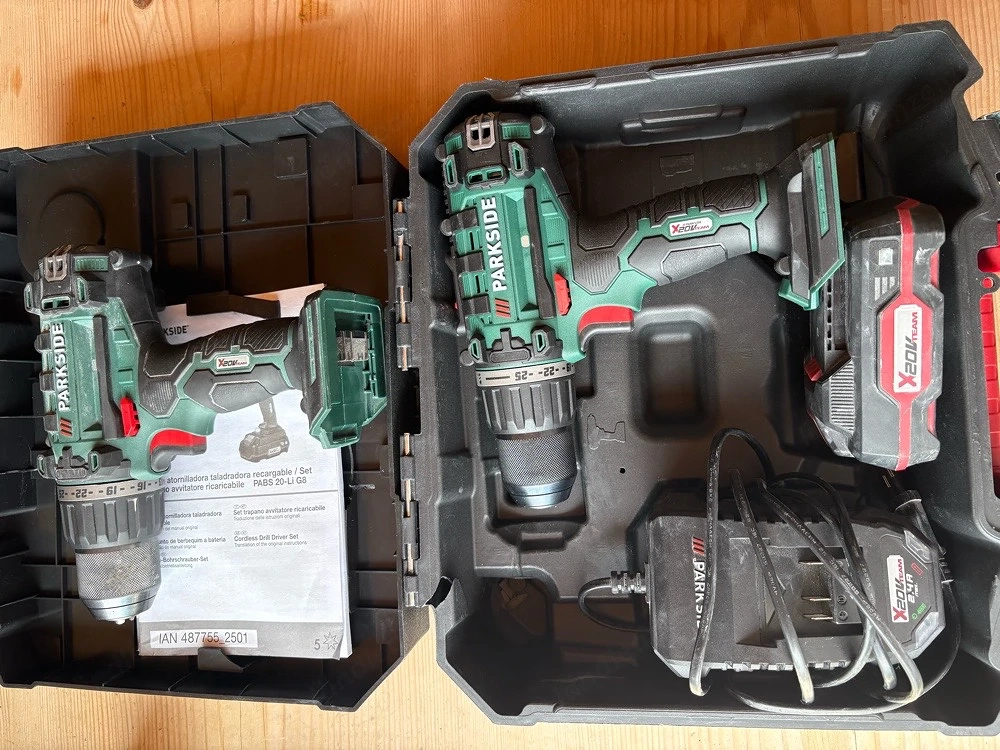 Parkside 20V Akkuschrauber PABS 20-Li G8   NEU & OVP (Modell 2025) + Ersatzgerät