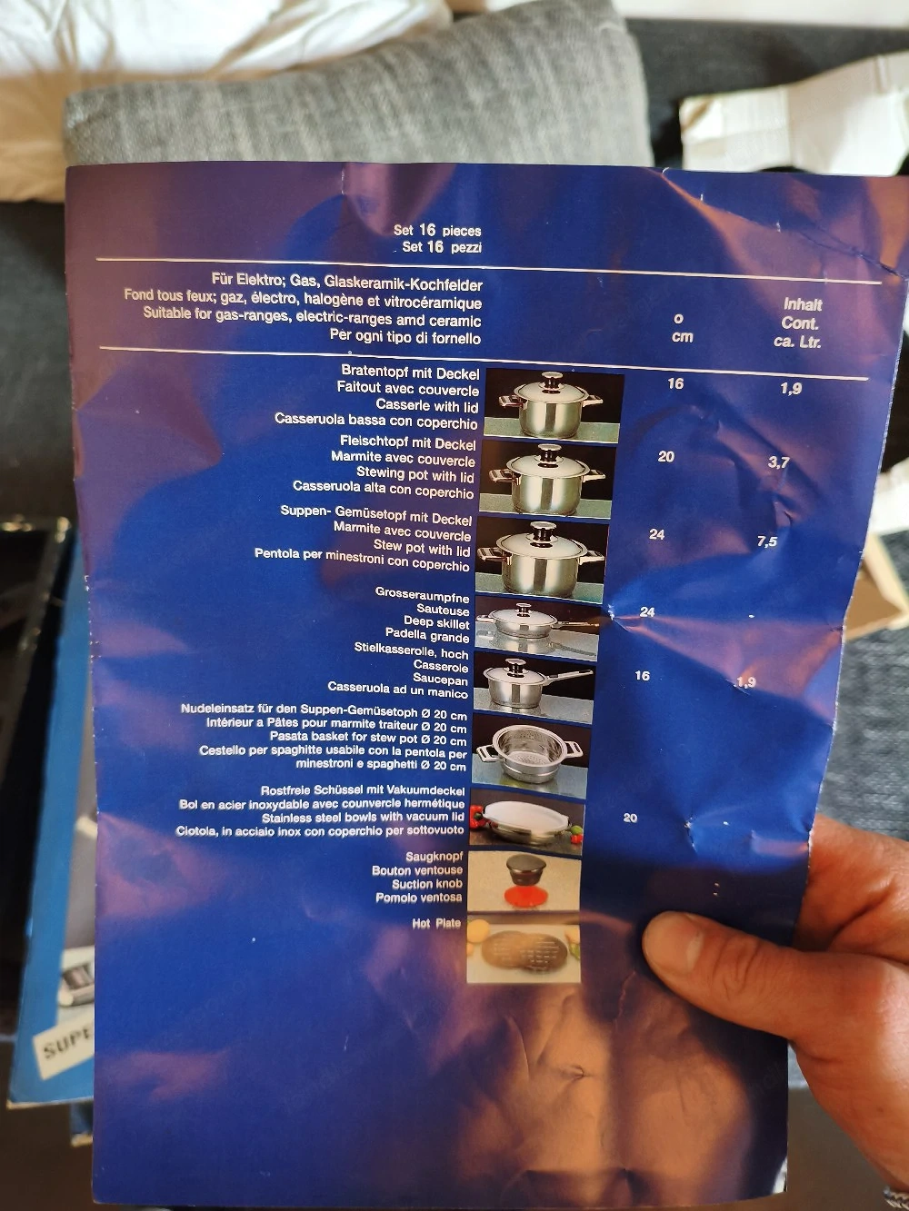 Nagelneues Berghoff Elegance Kochtopfset   17-teilig & OVP