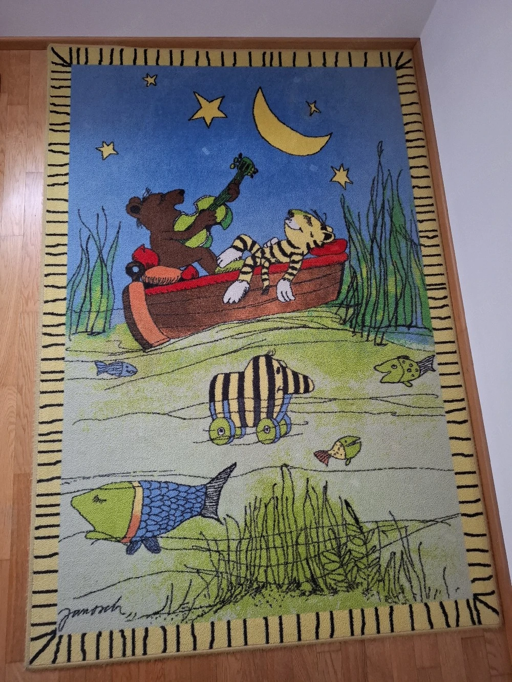 Kinder-Teppich von Janosch, 2 x 1.3 m