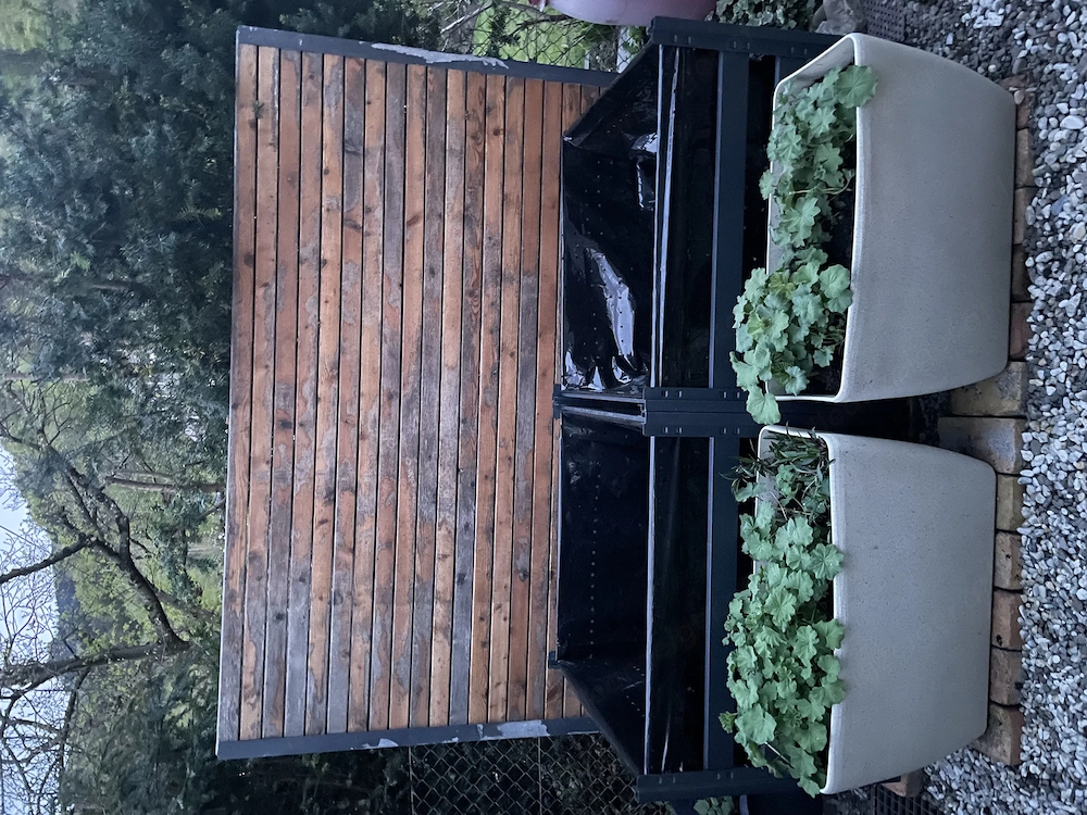 Sichtschutz Holz, 160 breit 180 hoch