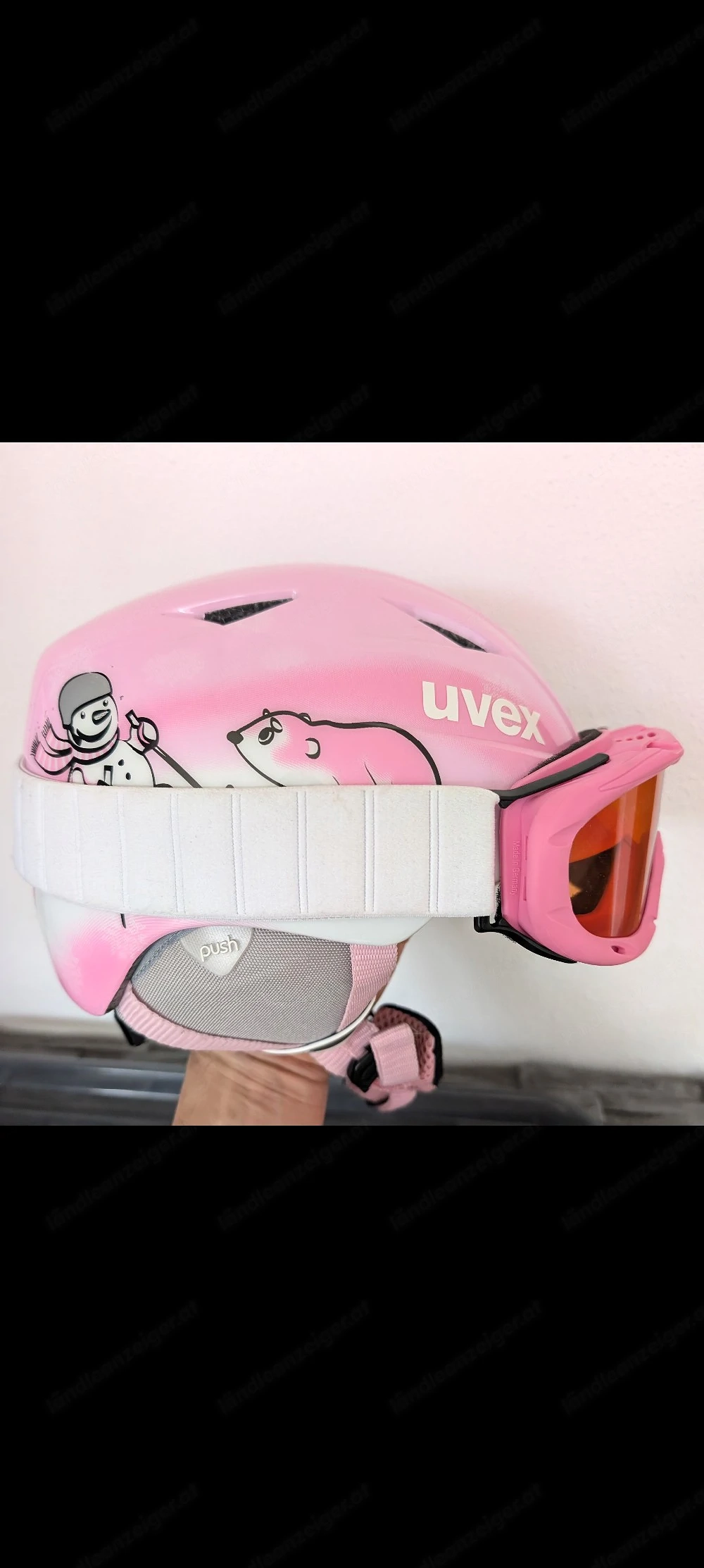 Skihelm mit Brille Gr.48-52