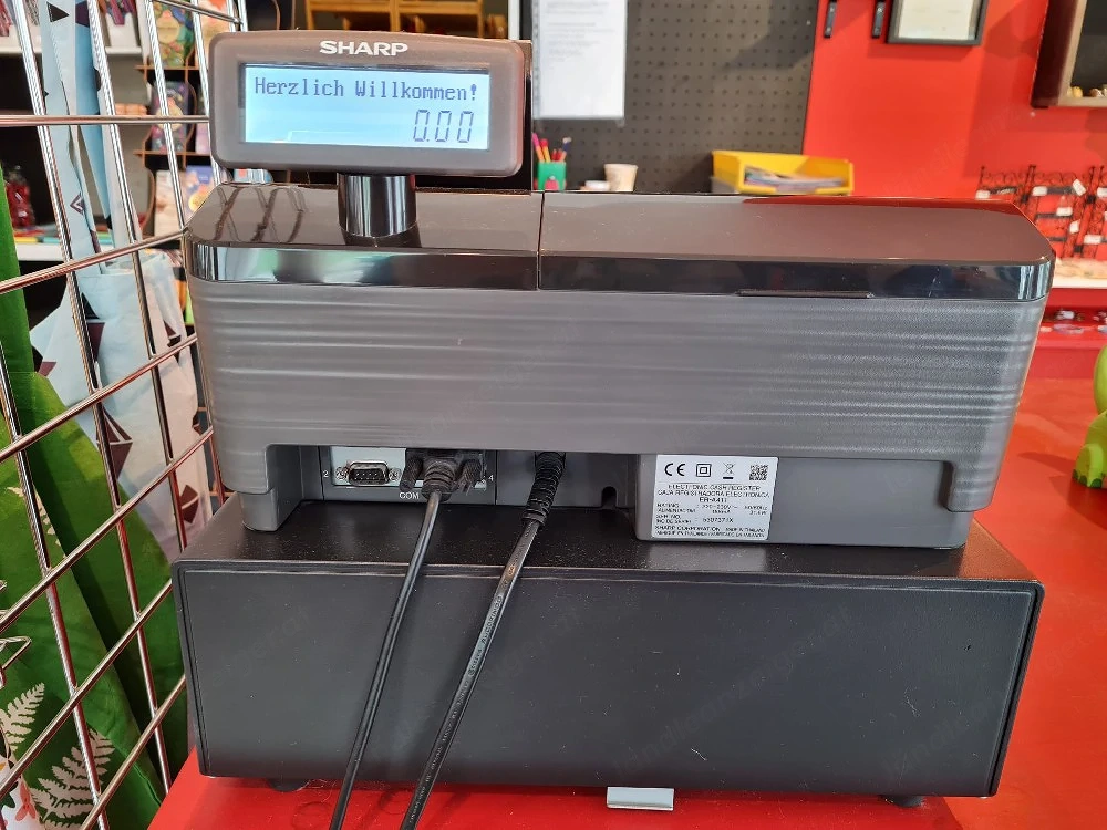 Registrierkassa Sharp ER mit Bonrollen 