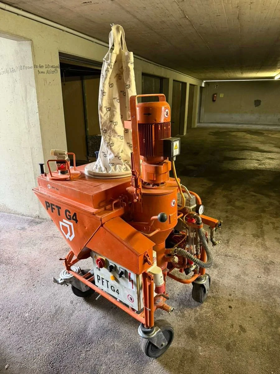 Putzmaschine PFT G4 - Komplettset mit Siloanlage