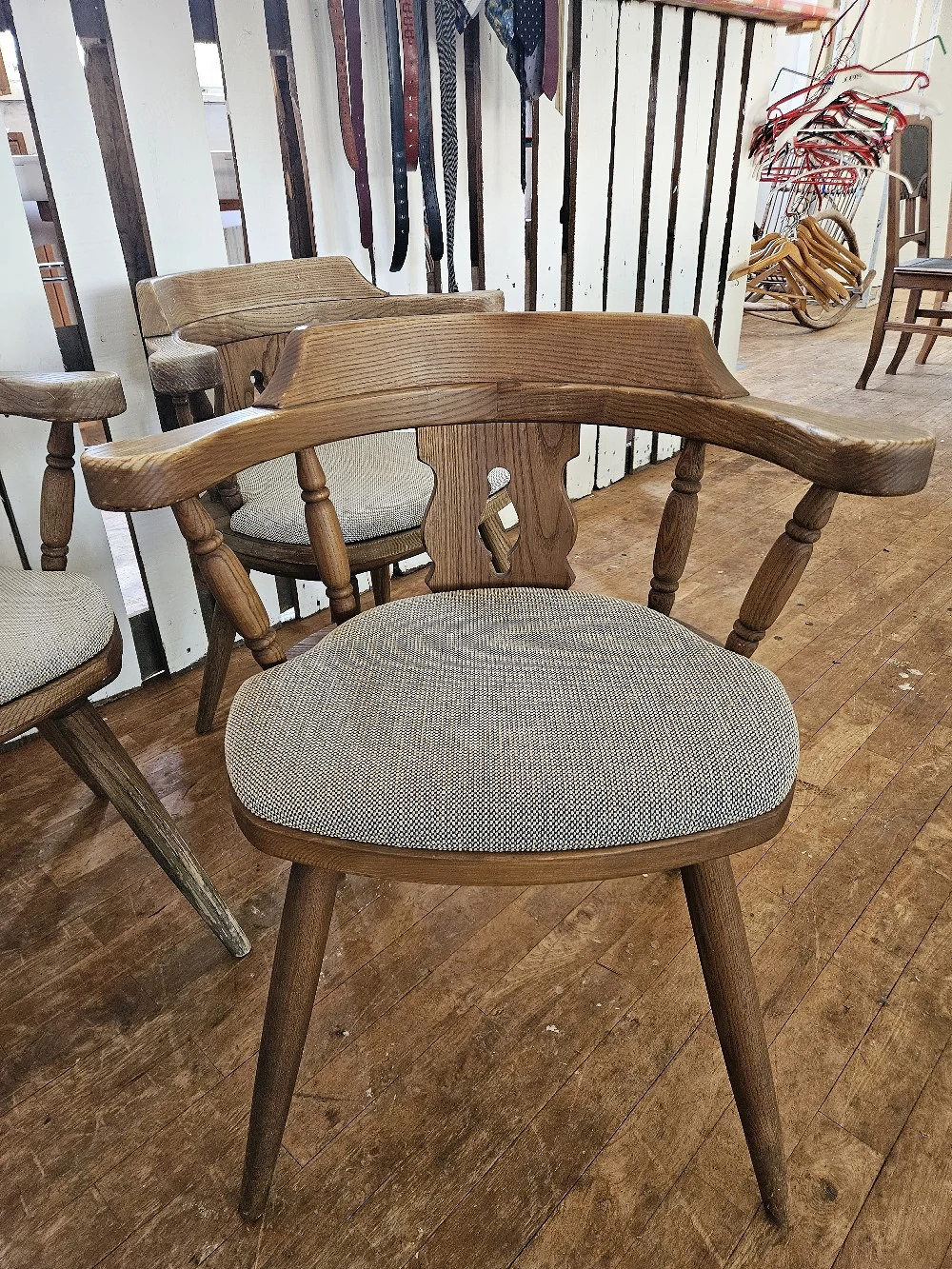 Sessel Eschenholz 3 Stück 