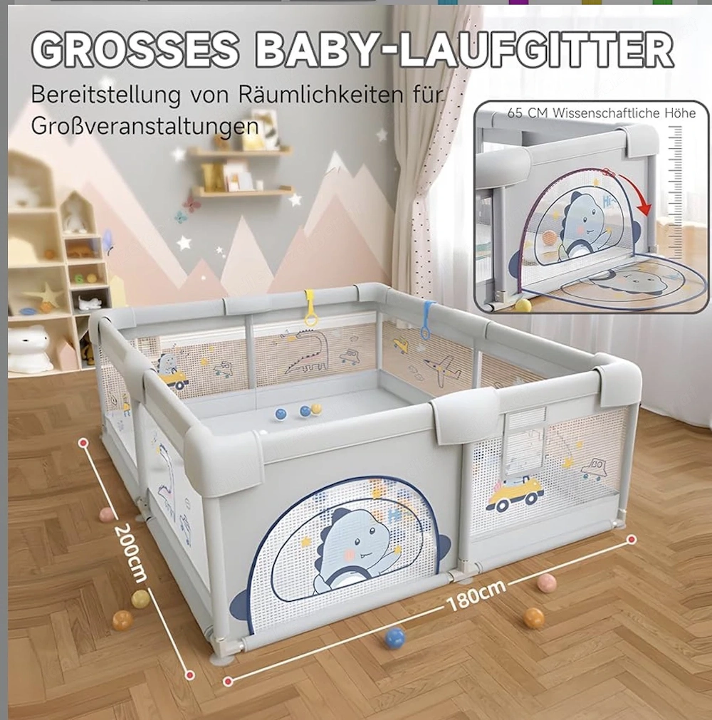 Großes Baby Laufstall 