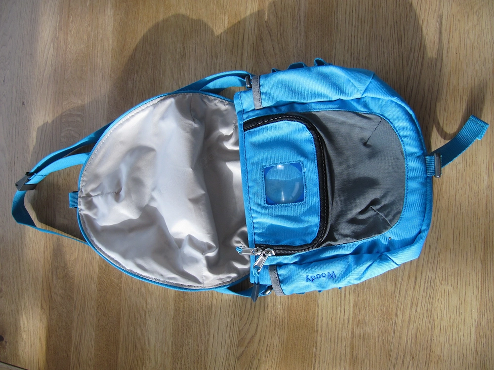 Umhängetasche für Kinder - Vaude Woody - blau  weiß