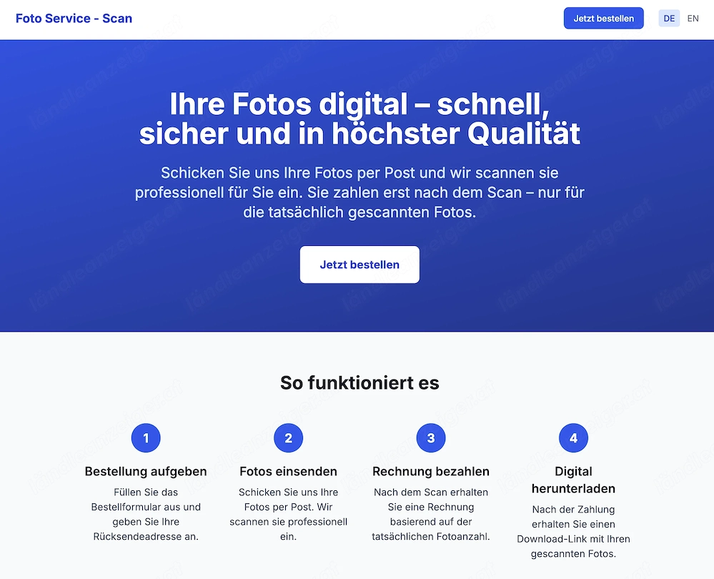 Ihre Fotos digital   schnell, sicher und in höchster Qualität   www foto-service at