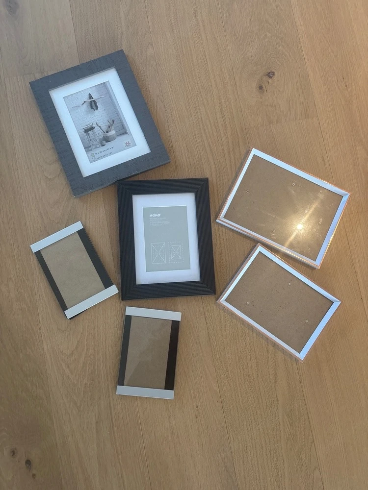 6 Bilderrahmen zu verschenken 
