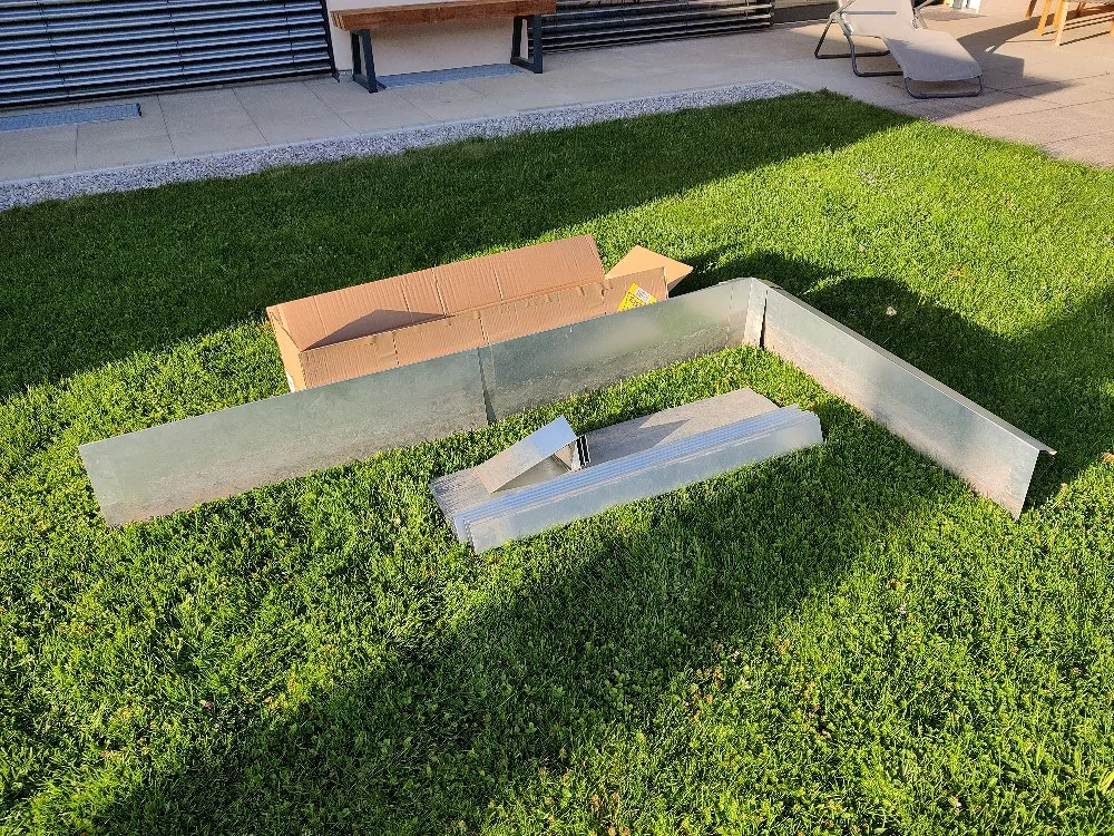 Garten Schneckenzaun Schnecken Blech 