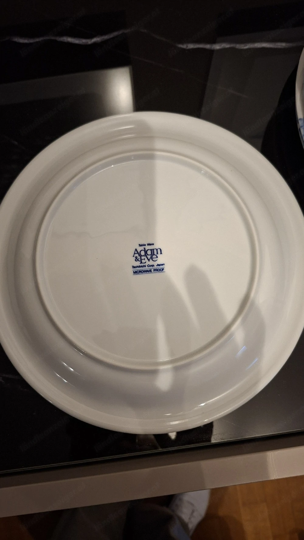 Blaues Essteller-Set für 8 Personen