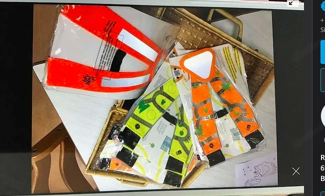 Kinder, Leuchtstreifen, Sicherheitsstreifen