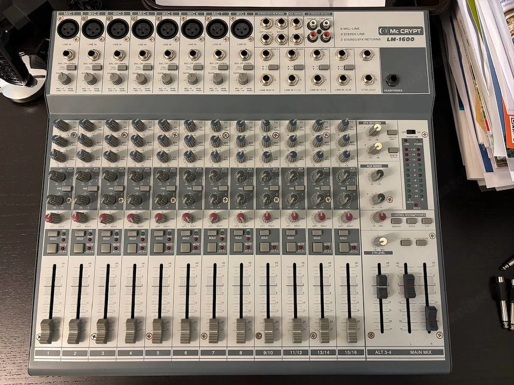 MC CRYPT Mischpult LM1600