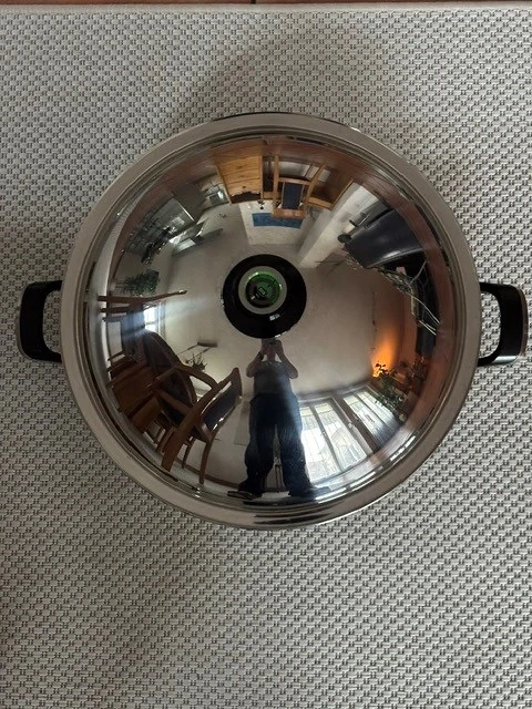 AMC Wok Pfanne 7,5 Liter mit Zubehör