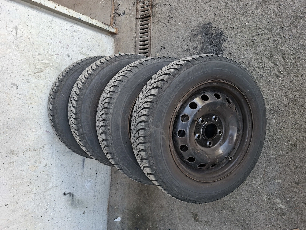 4 Stahlfelgen inkl. Winterreifen