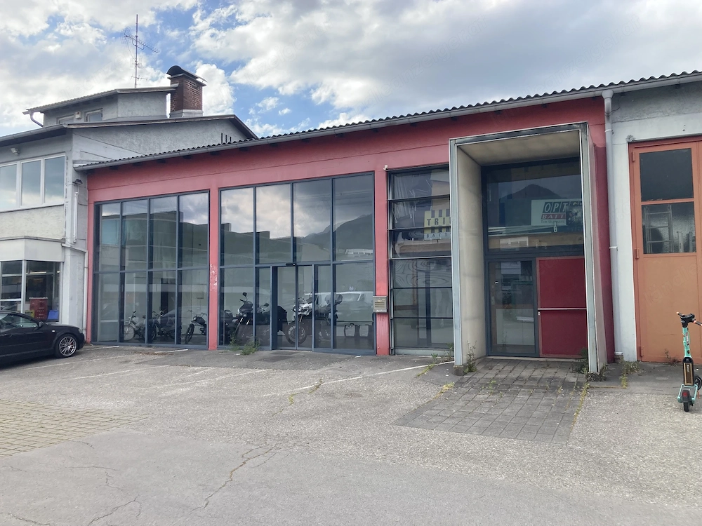 Verkaufsfläche   Werkstatt   Produktion   Lager in Top-Lage 