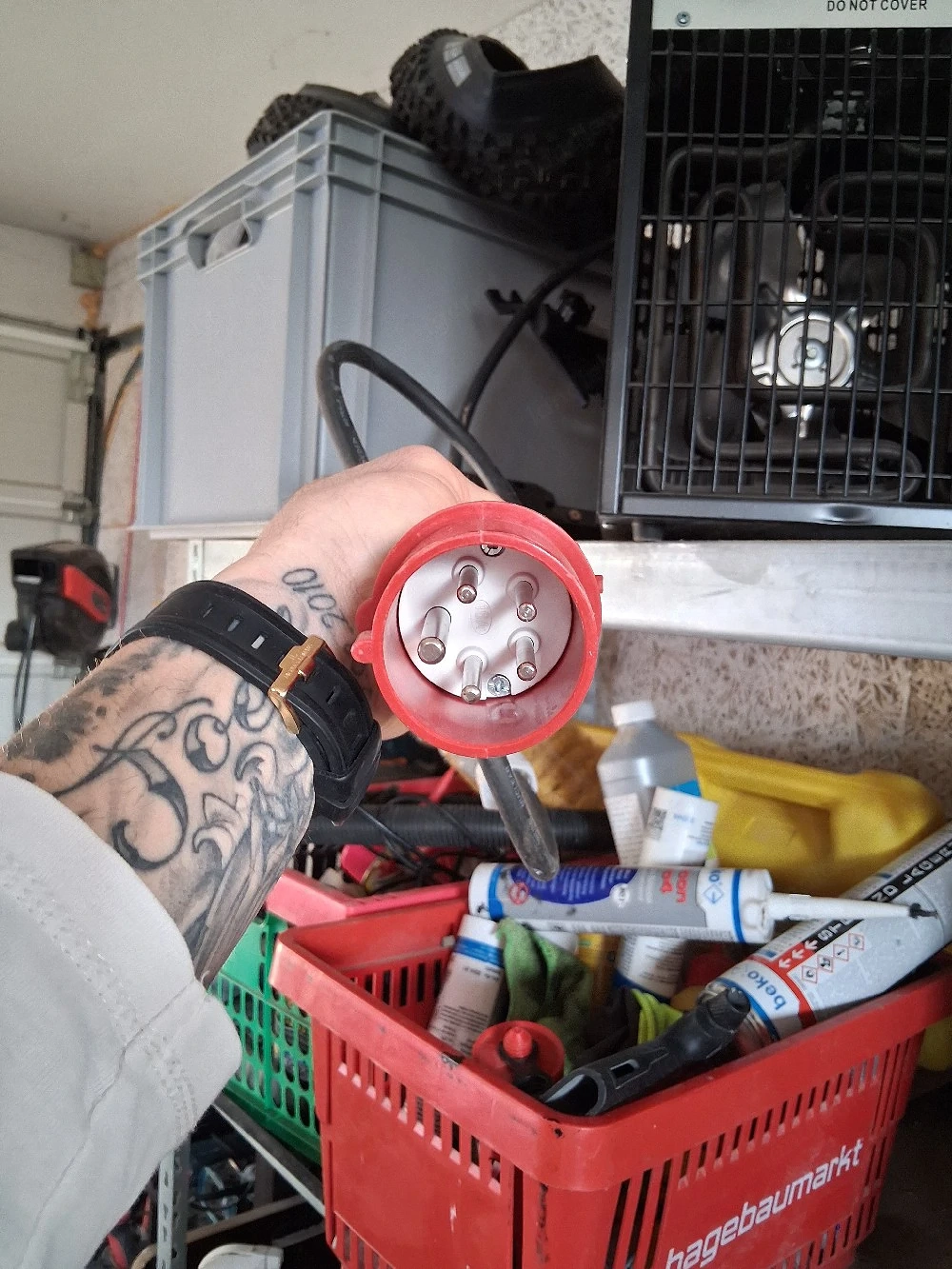 Heizung mit starkstrom Anschluß 