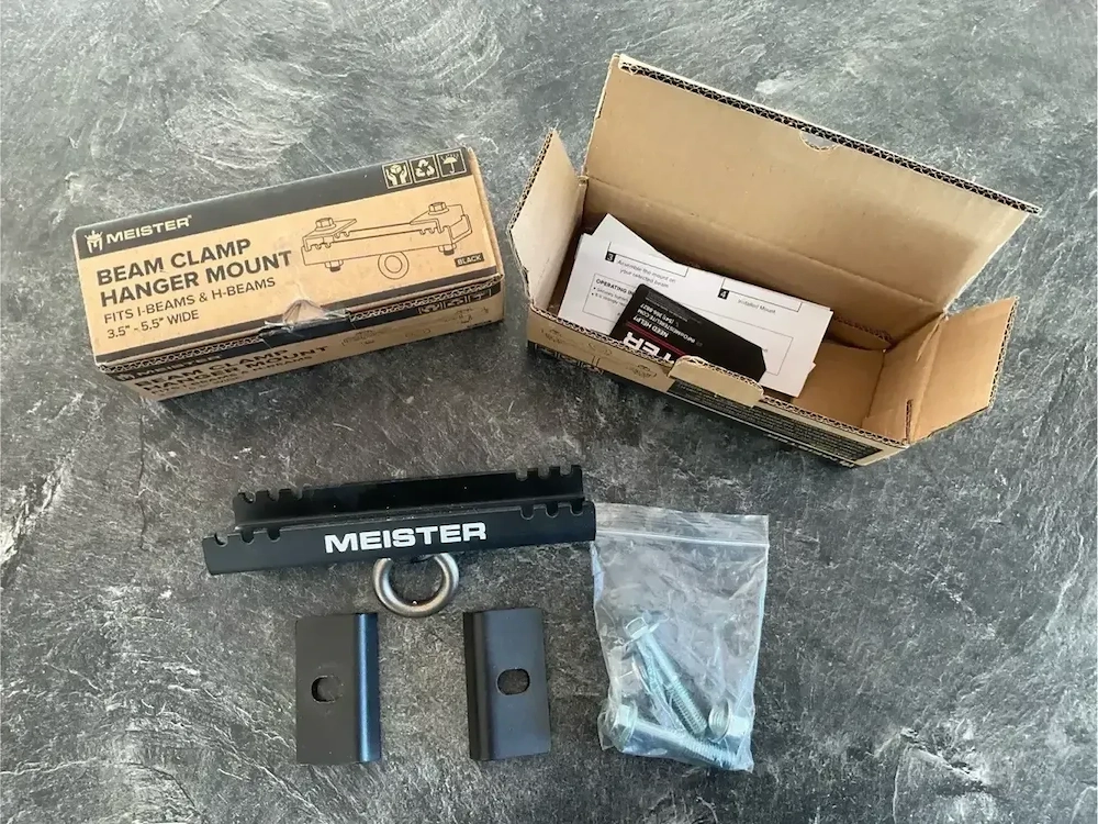 Balkenklemme für Schaukel, Boxsack etc, Deckenbefestigung