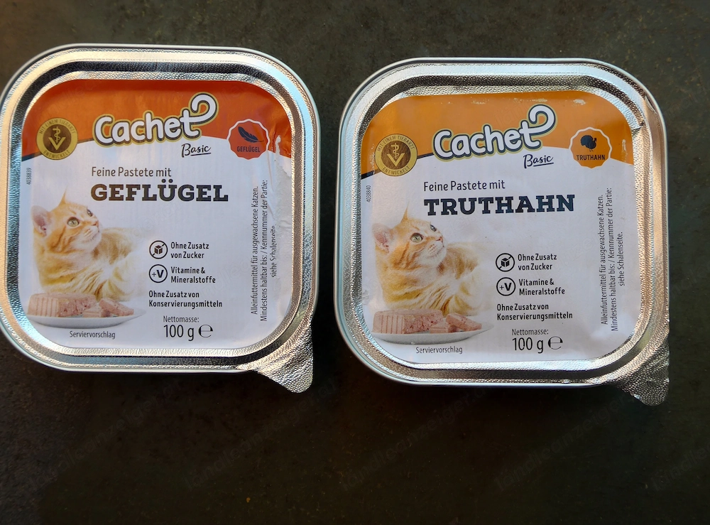 210 Einheiten Katzenfutter vom Truthahn und Geflügel