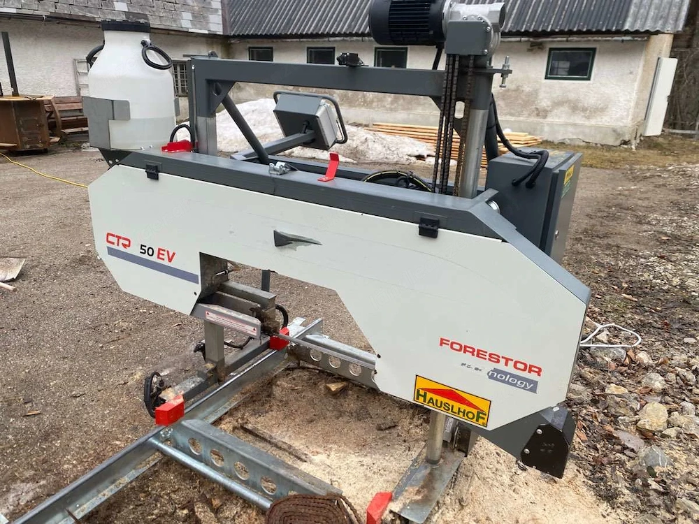 Blochbandsäge, Bandsäge, Blockbandsäge, Sägewerk