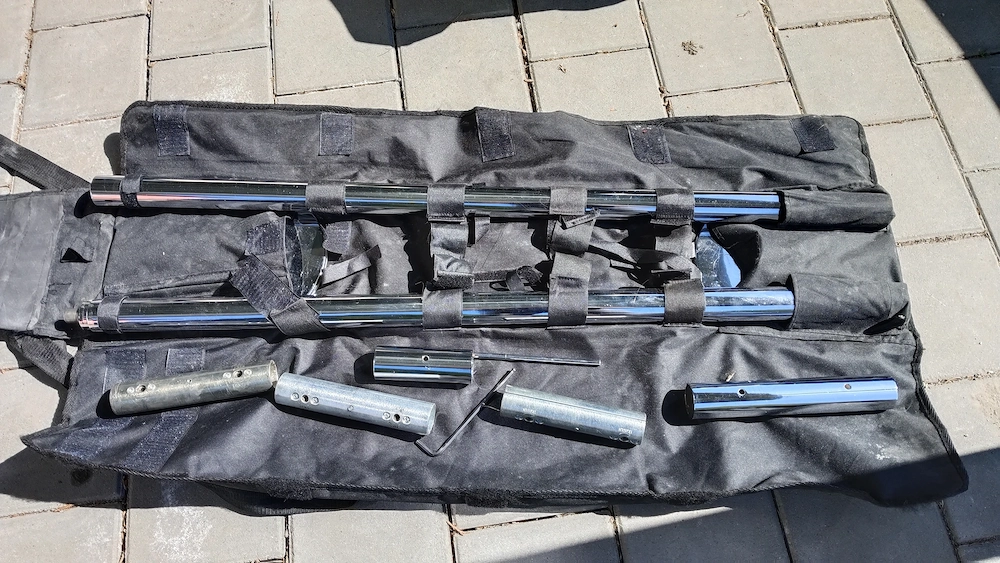 Pole Dance Stange X-Pole SPORT Chrom 45 mm 2,99 m - 3,24 m