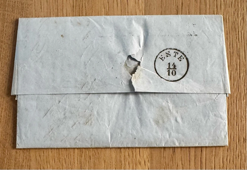 Faltbrief Österreich 1855