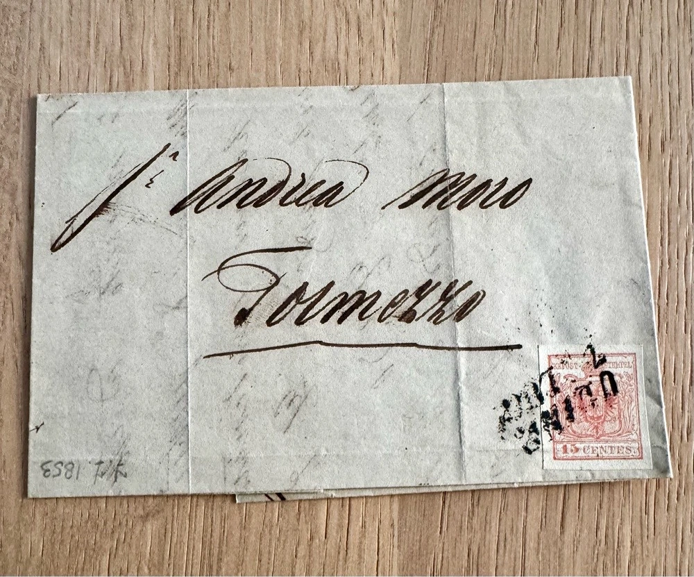 Faltbrief Österreich 1853