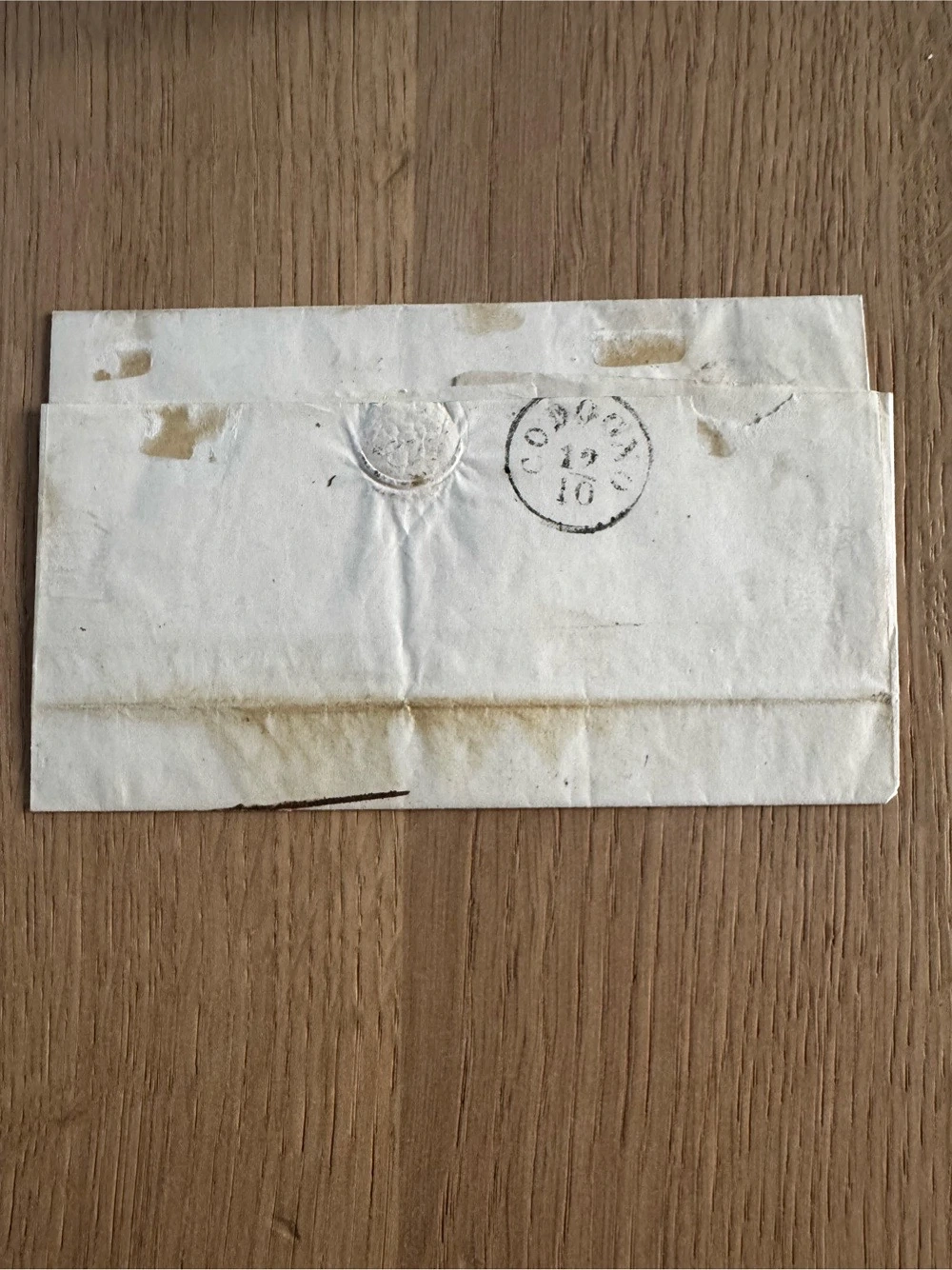 Faltbrief Österreich 1854