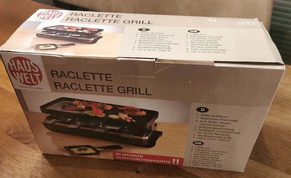Raclettegrill für 8 Personen 