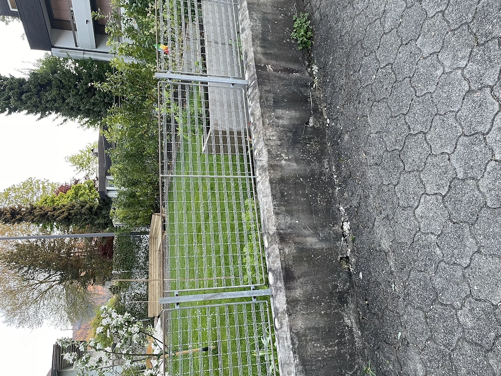 Zaunelemente verzinkt