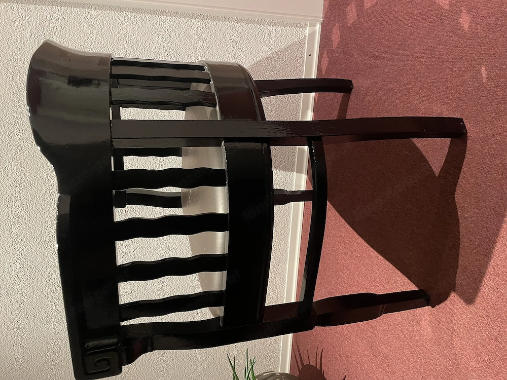 Stuhl Jugendstil Leder 