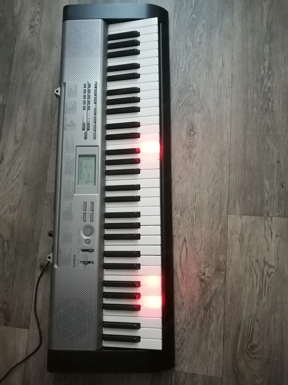 Casio Keyboard mit Tasten Lichter für leichtes lernen 