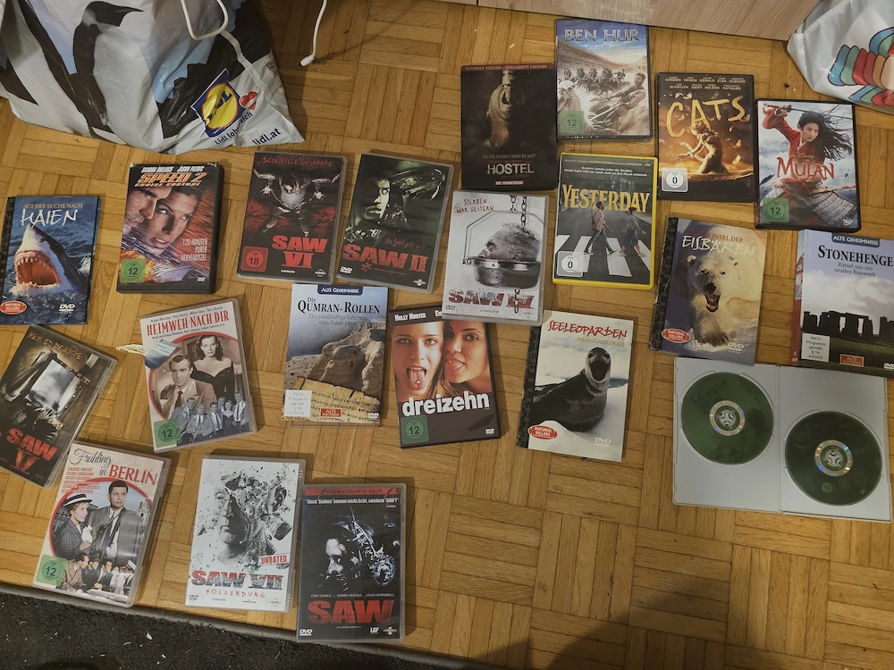 Dvd verschiedene Filme Action,Horror