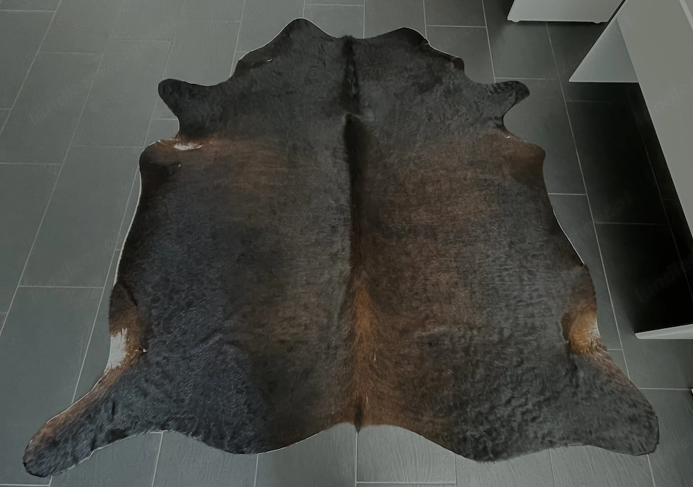 Rinderfell Teppich - wie NEU!