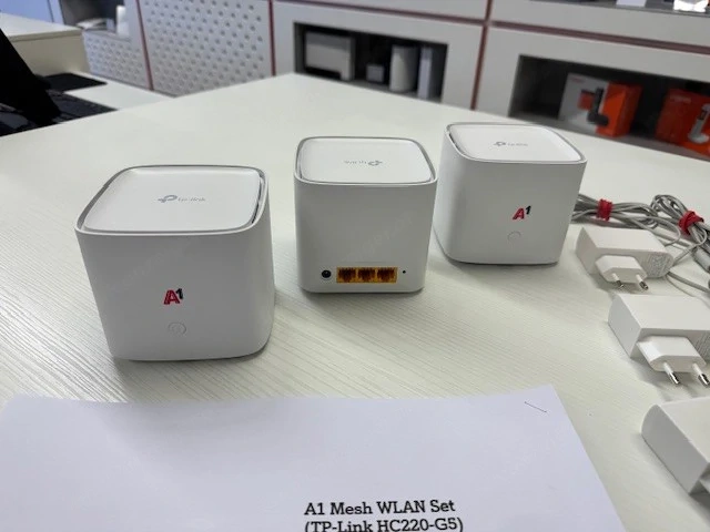 TP-Link HC220-G5(1-pk) AP WiFi AC1200 Mesh WLAN WISP 3 Stk wie neu!