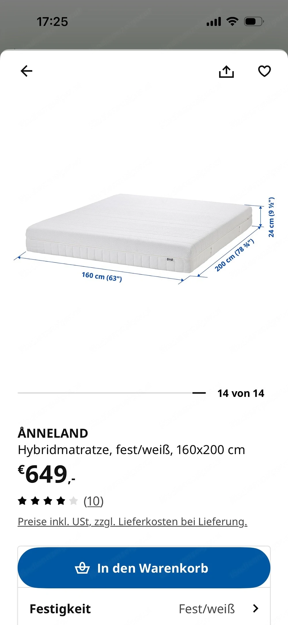 Matratze von IKEA
