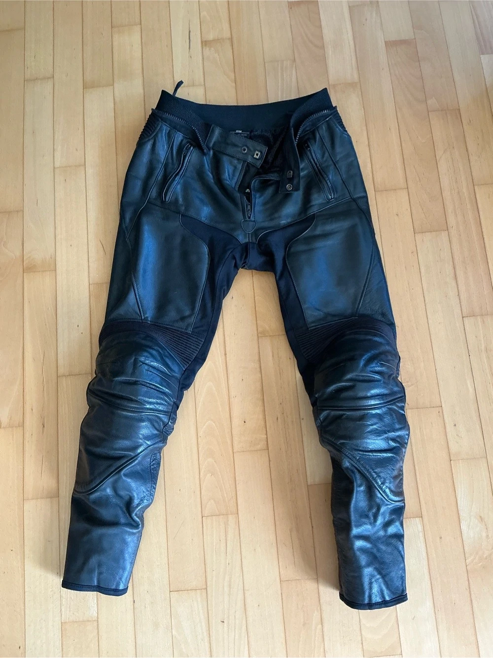 Motorradhose Leder Textil