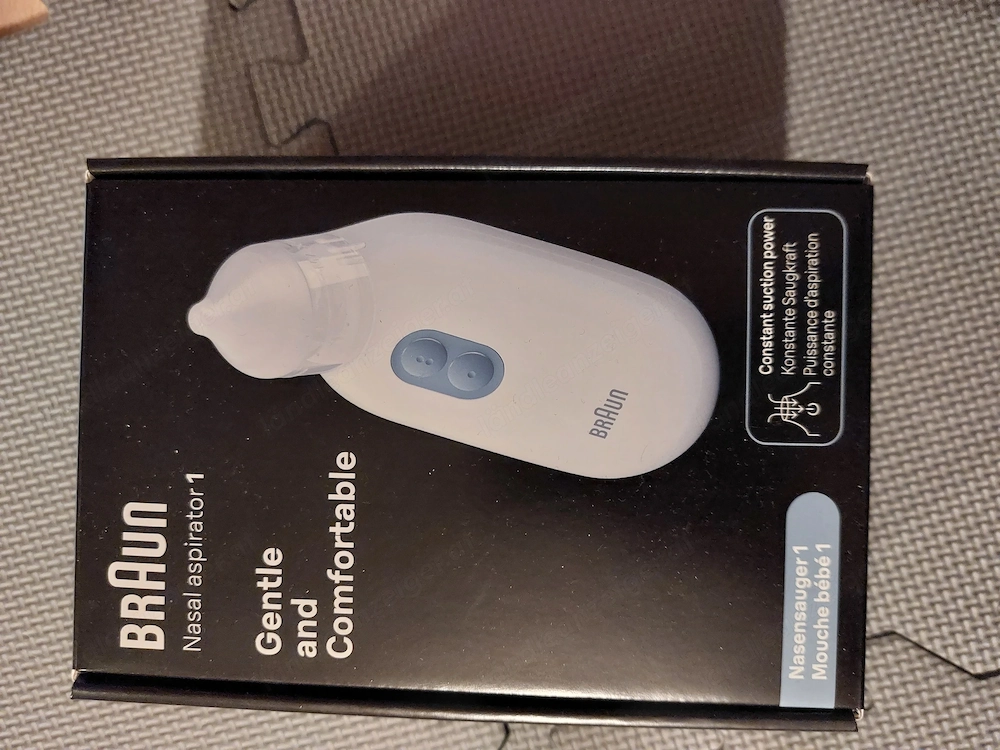 Braun elektr. Nasensauger, sterilisiert
