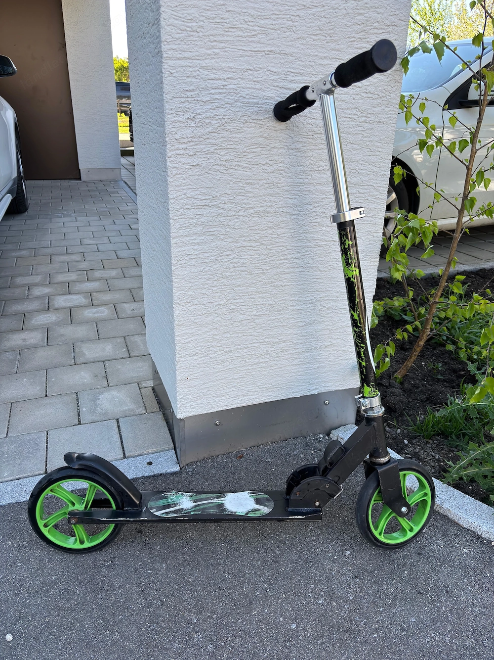 Tretroller Scooter grün