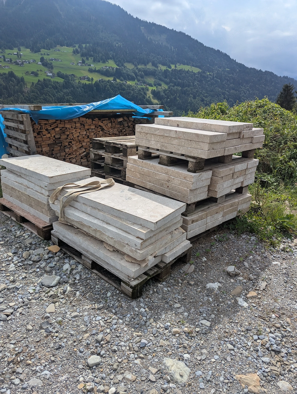 Marmor Stiegentritte Armiert