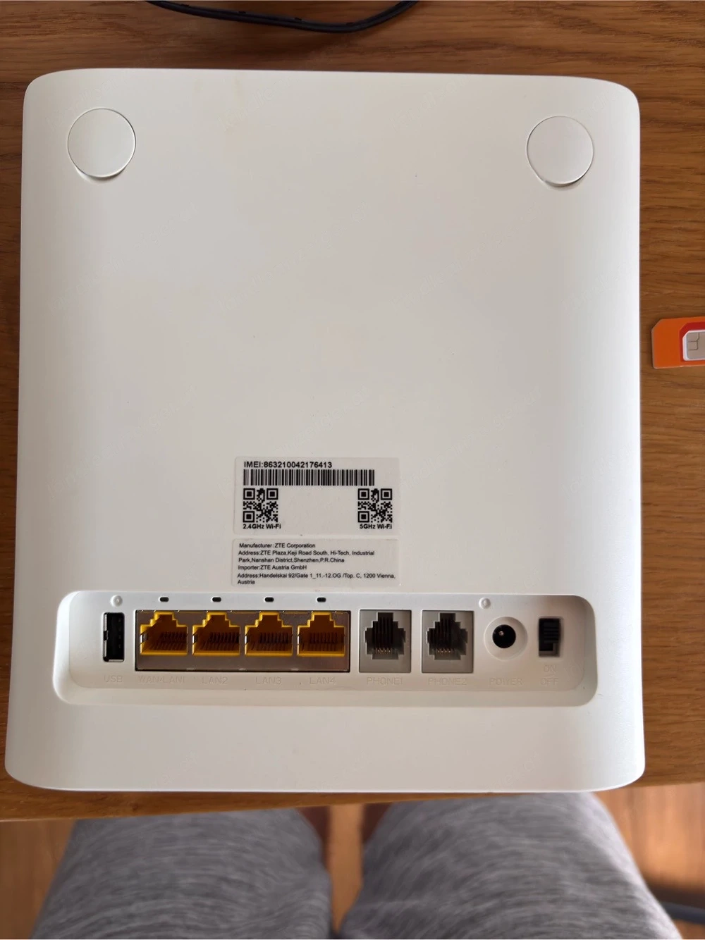 WLAN Router Marke ZTE