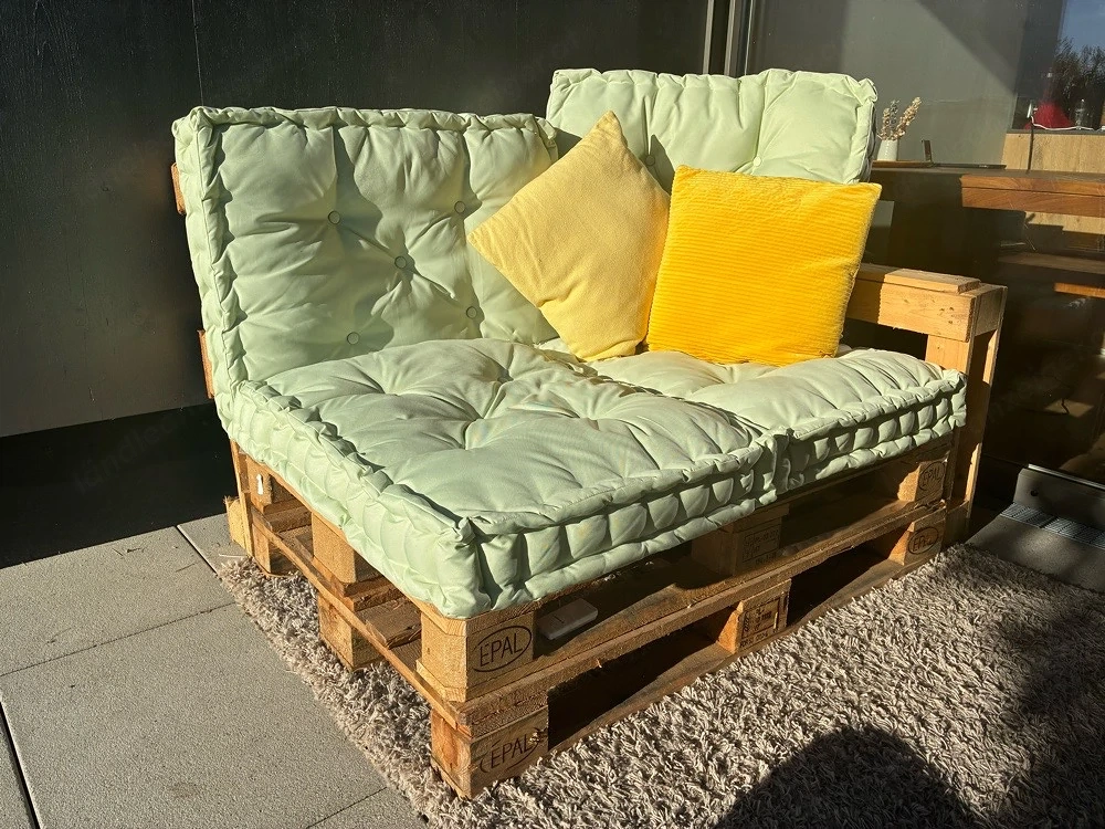 Palettensofa inkl. Auflagekissen