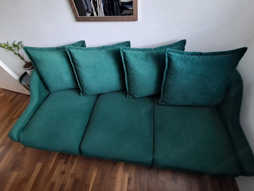 3er Sofa grün
