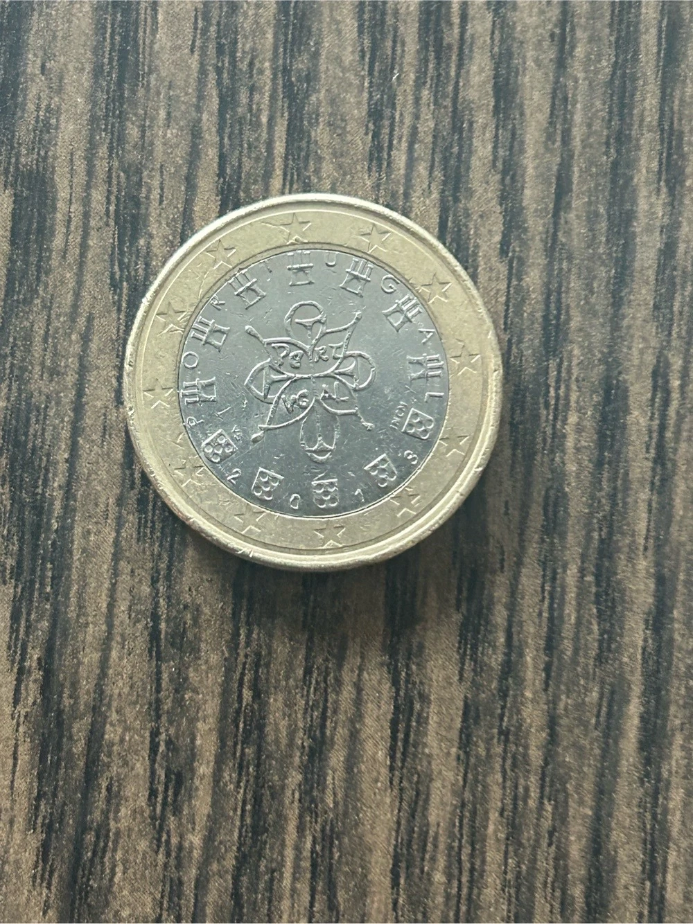 1 Euro Umlaufmünze Portugal 2018