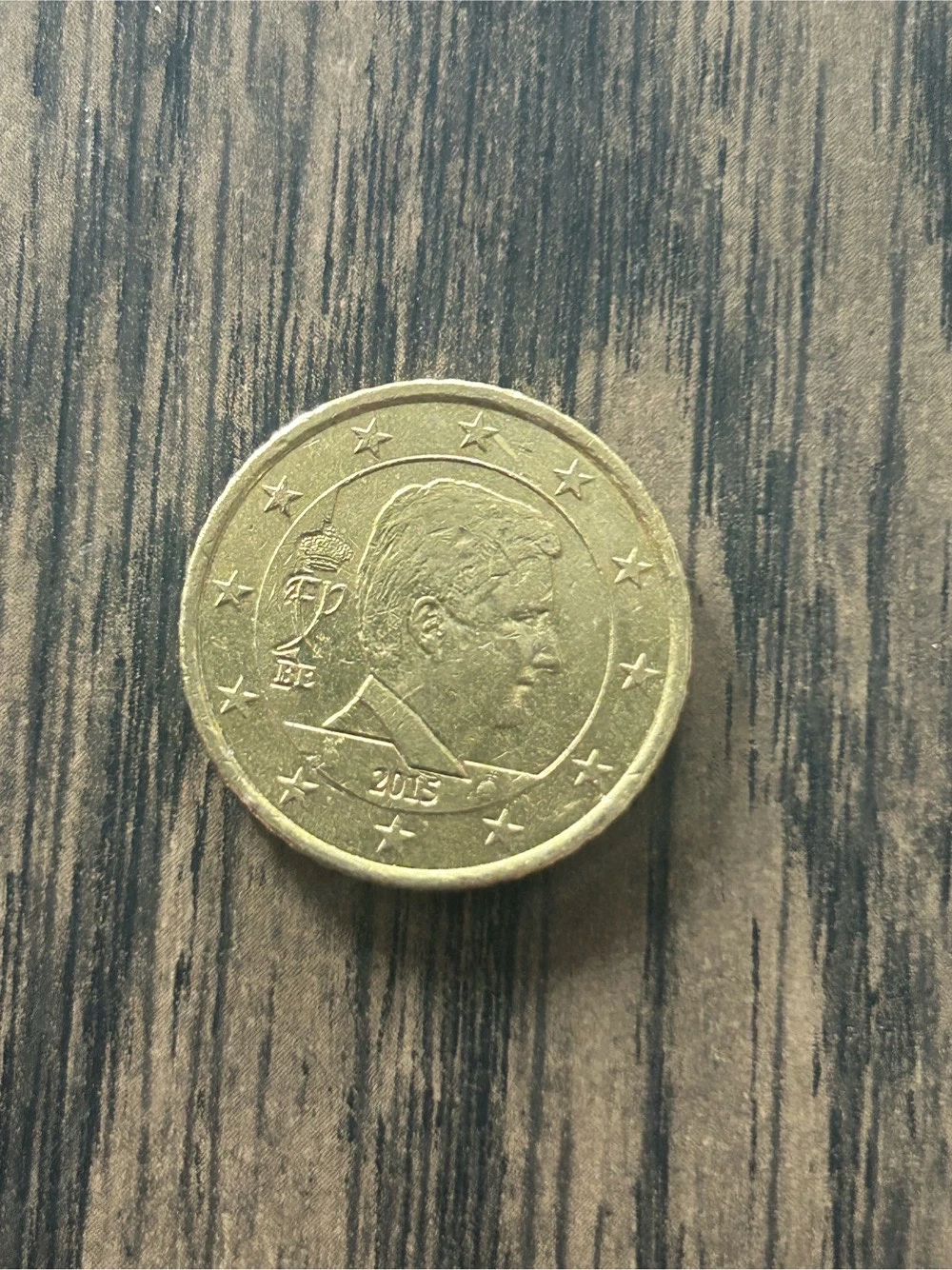 50 Cent Umlaufmünze Belgien 2015