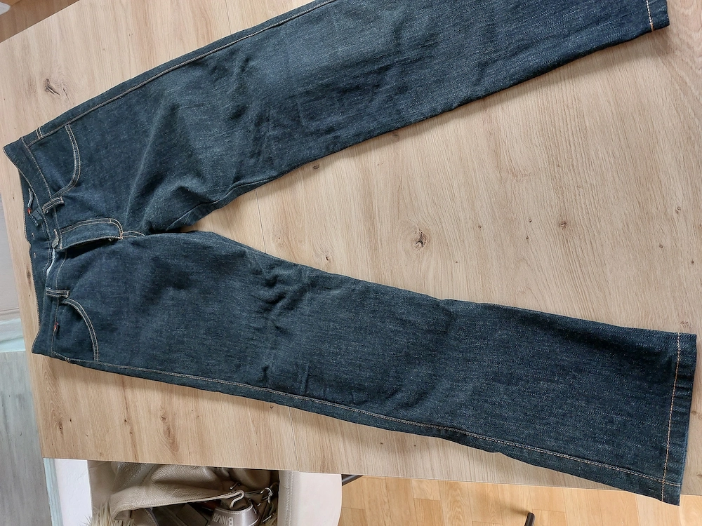 Motorrad Jeanshose blau