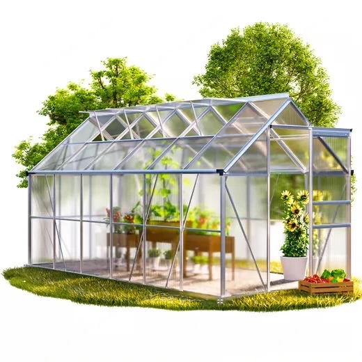 Alu Gewächshaus 380x190x195cm (neu)