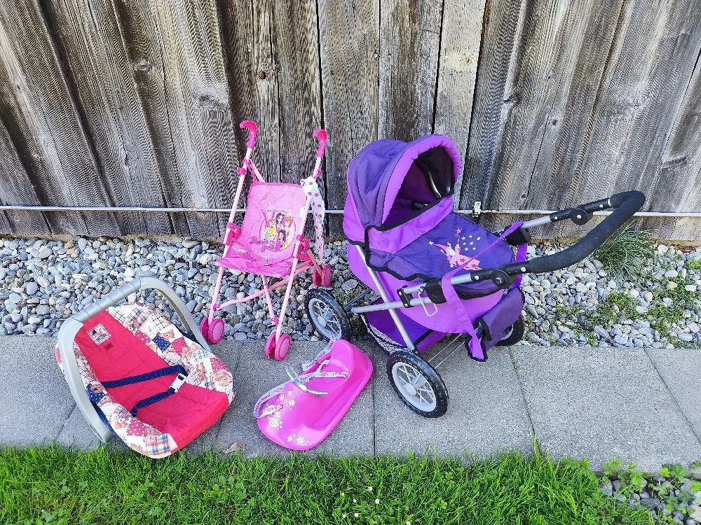 Puppenwagen, Buggy, Maxi Cosi, Rodel