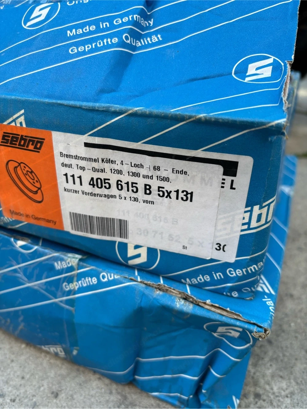 VW Käfer Bremstrommel 5x130 Porsche