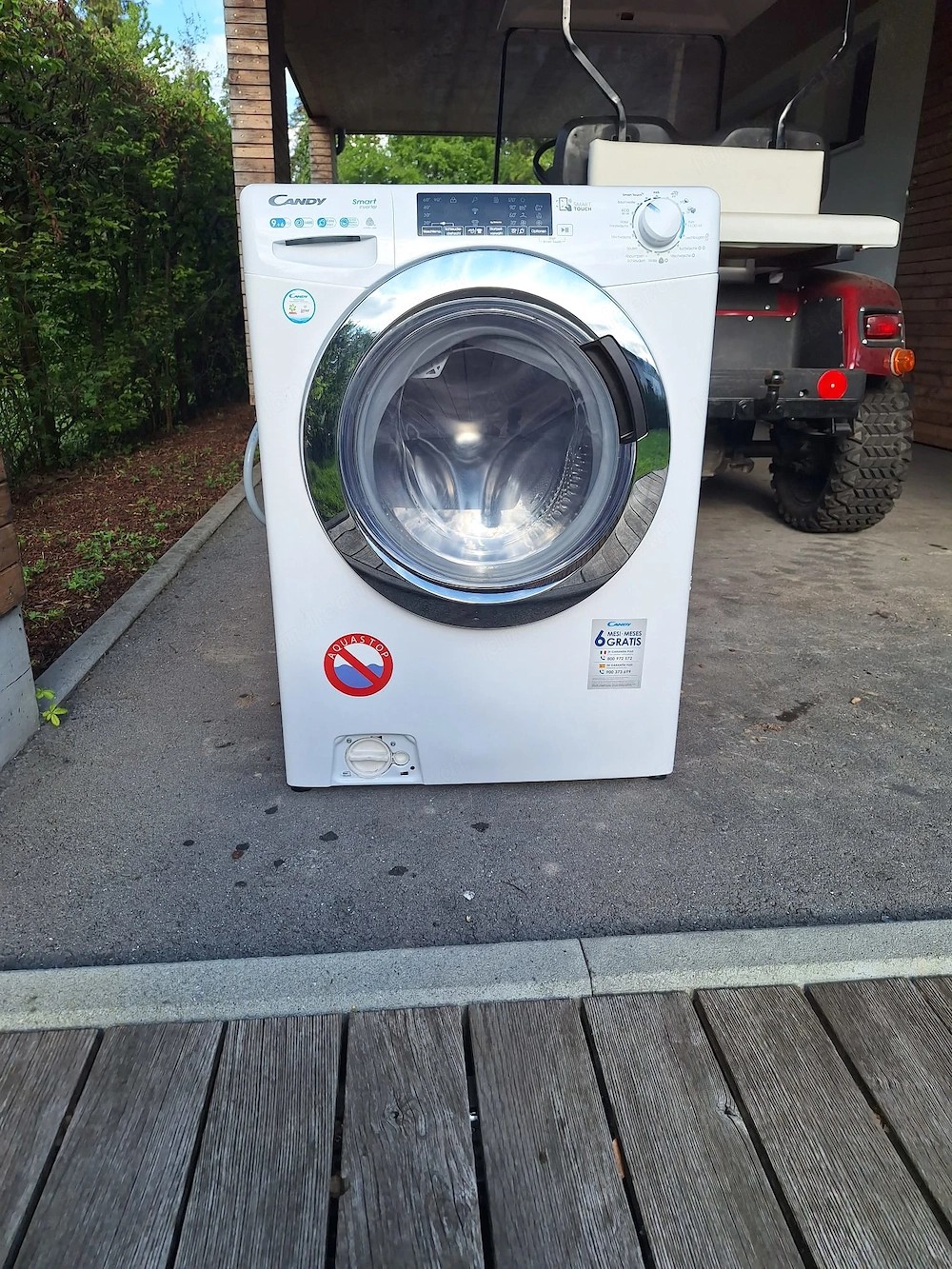 Waschmaschine mit integriertem Trockner 